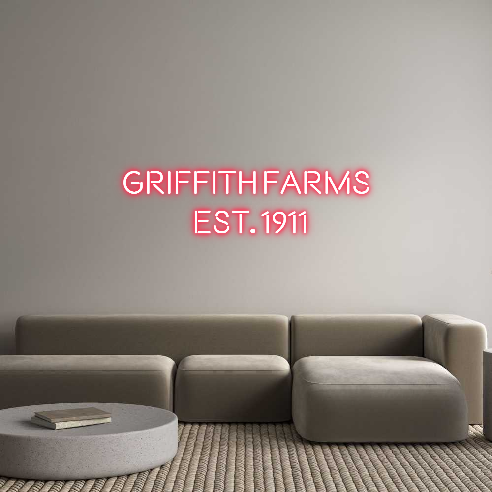 US Custom Neon: GRIFFITH FARM...