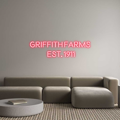 US Custom Neon: GRIFFITH FARM...