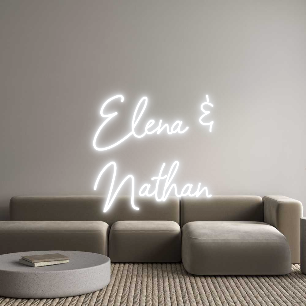 US Custom Neon: Elena &amp;
Nath...