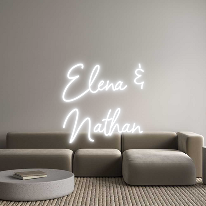 US Custom Neon: Elena &amp;
Nath...