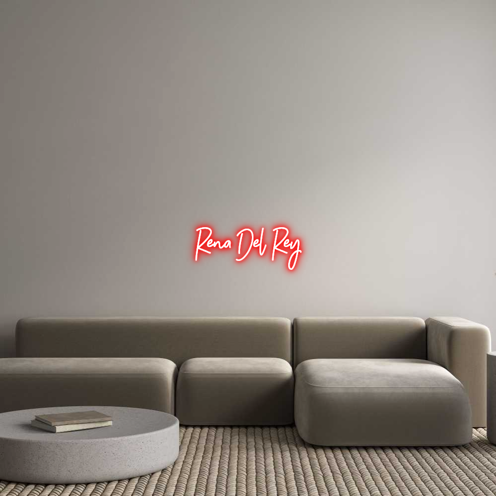 US Custom Neon: Rena Del Rey