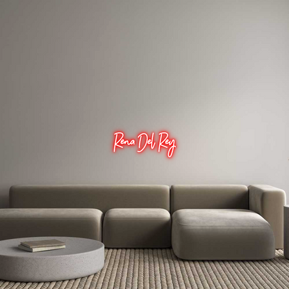 US Custom Neon: Rena Del Rey