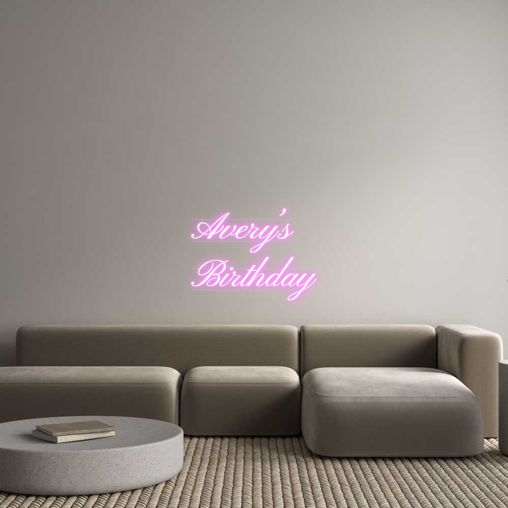 US Custom Neon: Avery’s 
Bir...