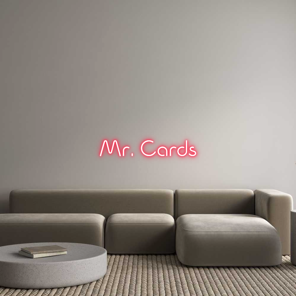 US Custom Neon: Mr. Cards