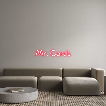 US Custom Neon: Mr. Cards