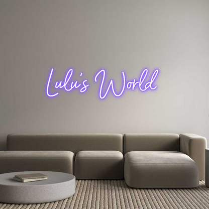 Custom Neon: Lulus Welt