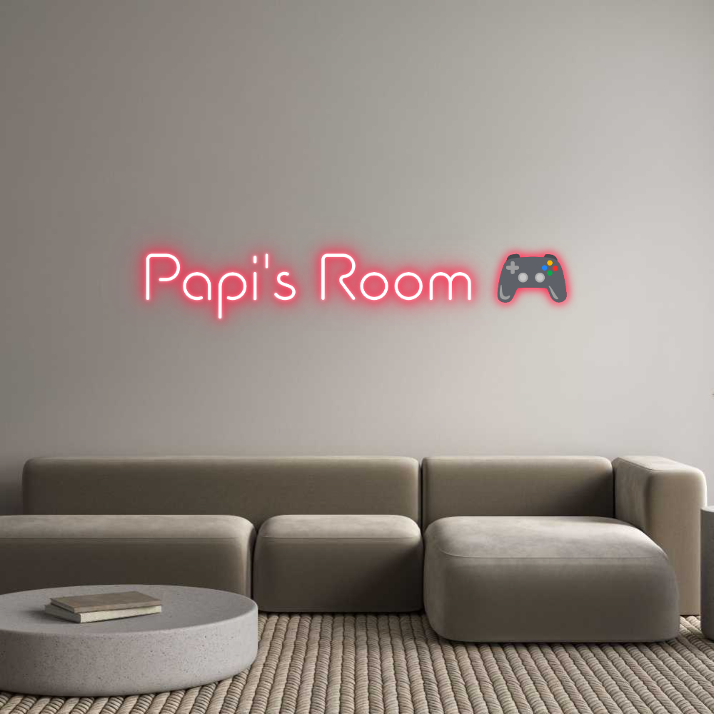 Custom Neon: Papis Zimmer 🎮