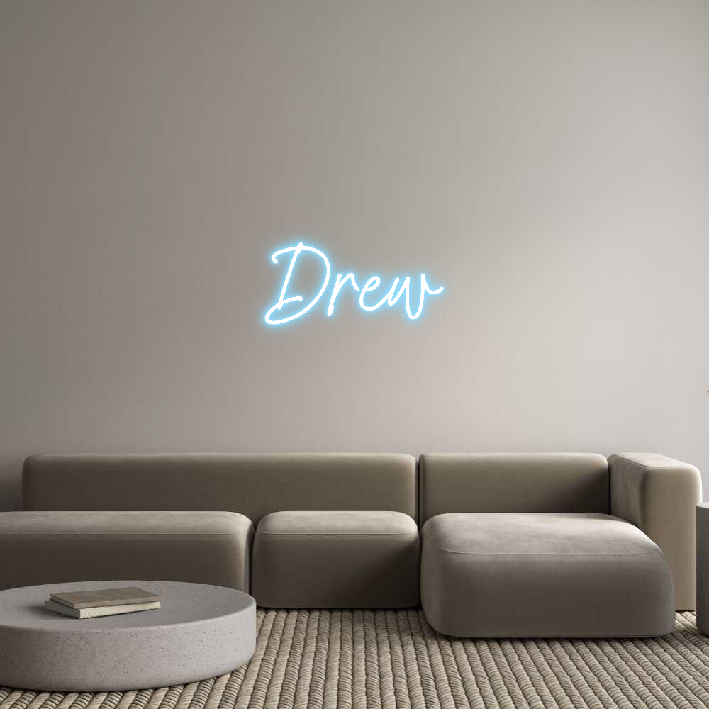 Aangepast neon: Drew