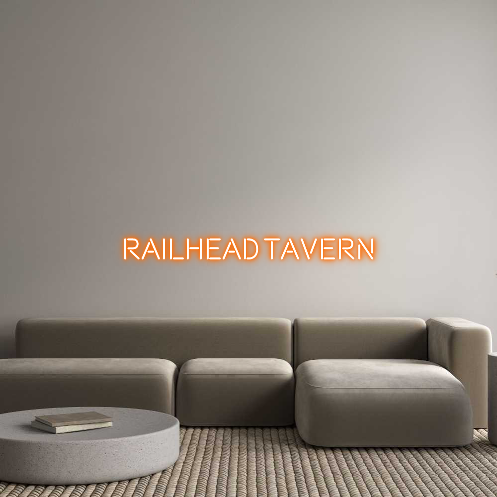 US Custom Neon: RAILHEAD TAVE...