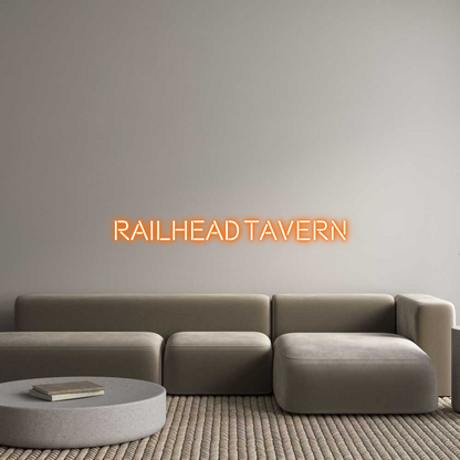 US Custom Neon: RAILHEAD TAVE...