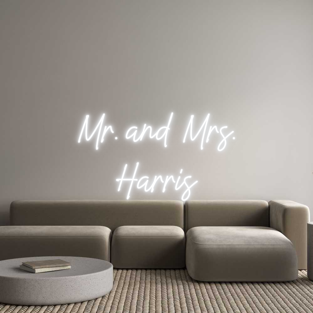 US Custom Neon: Mr. and Mrs.
...