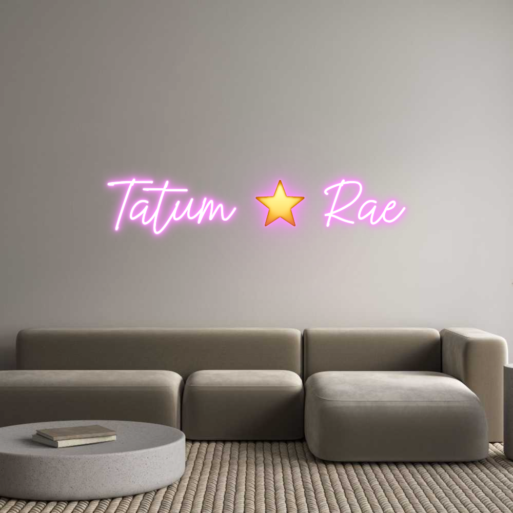 Custom Neon: Tatum ⭐️ Rae
