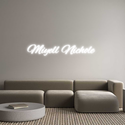Custom Neon: Miyell Nichole