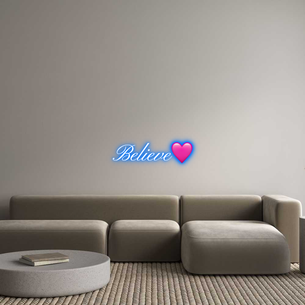 US Custom Neon: Believe🩷