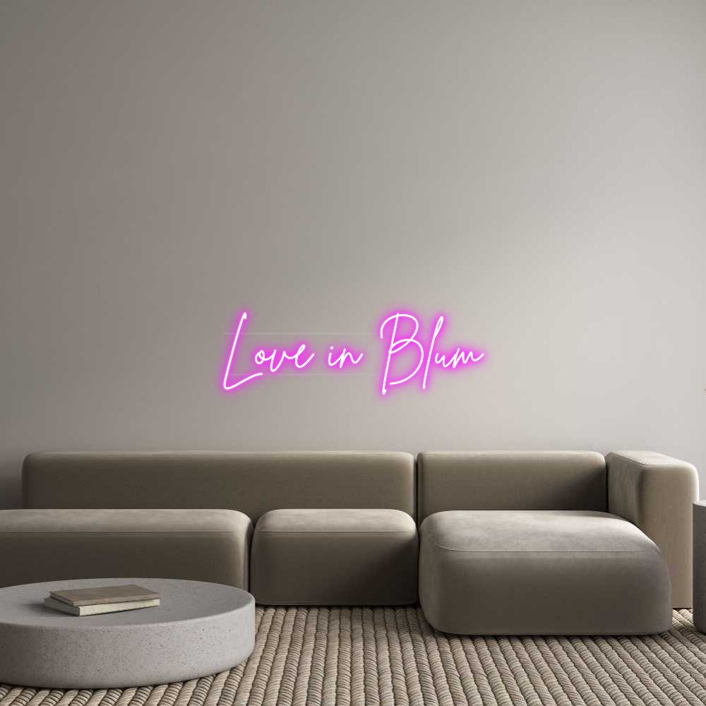 US Custom Neon: Love in Blum