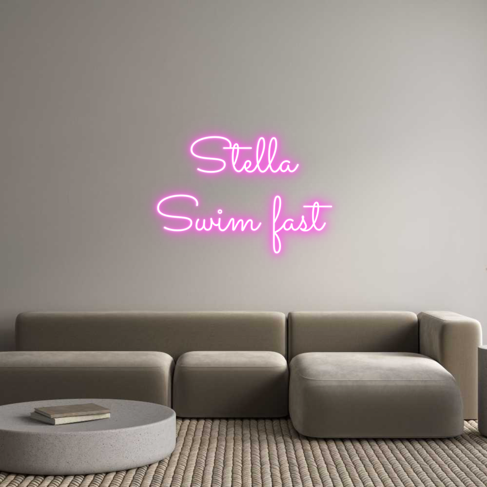 Aangepast neon: Stella 
Zwemmen ...