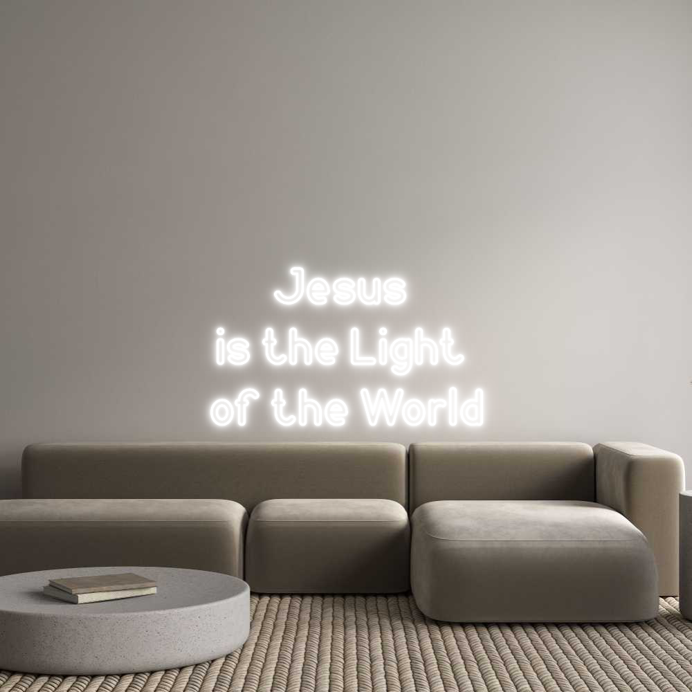 US Custom Neon: Jesus 
is th...