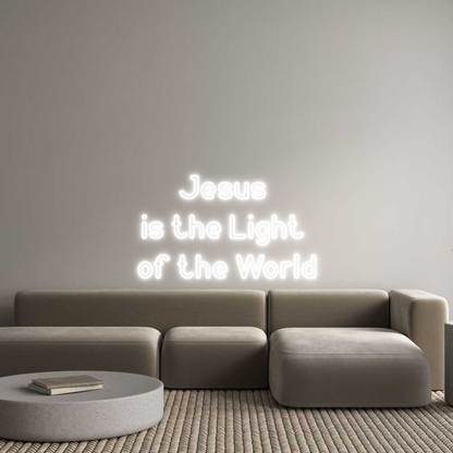 US Custom Neon: Jesus 
is th...