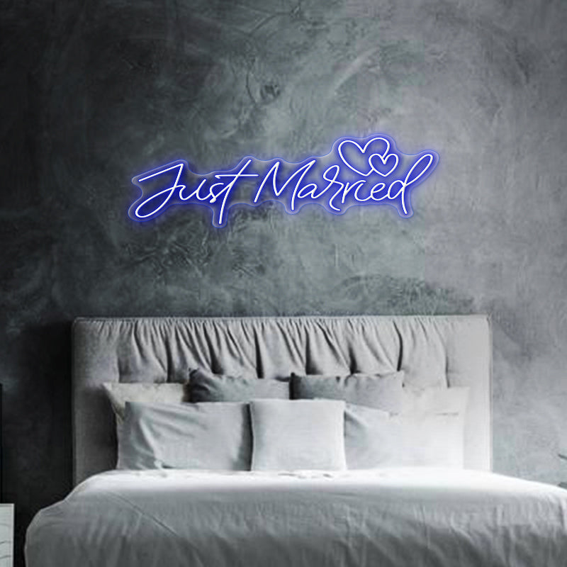 Ich habe gerade Neonschild verheiratet