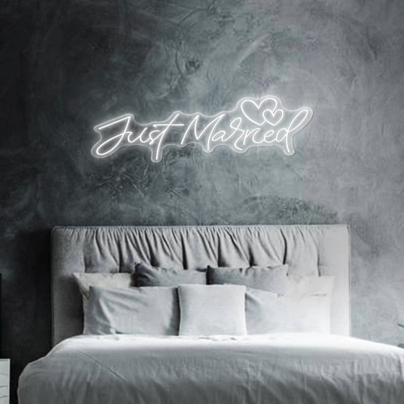 Ich habe gerade Neonschild verheiratet