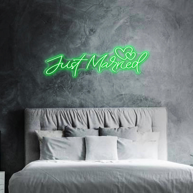 Ich habe gerade Neonschild verheiratet
