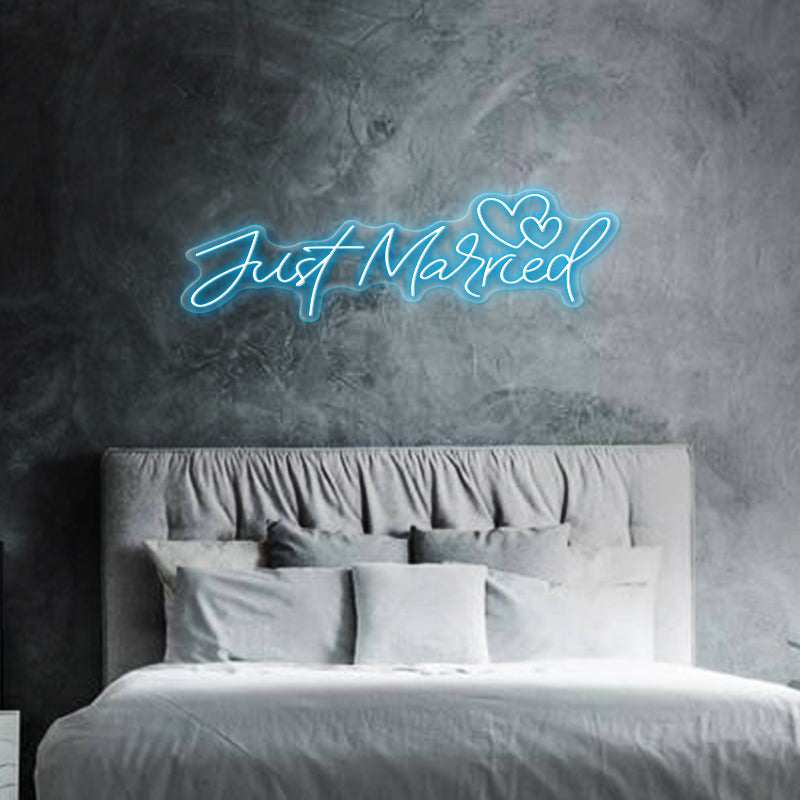 Ich habe gerade Neonschild verheiratet