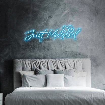 Ich habe gerade Neonschild verheiratet