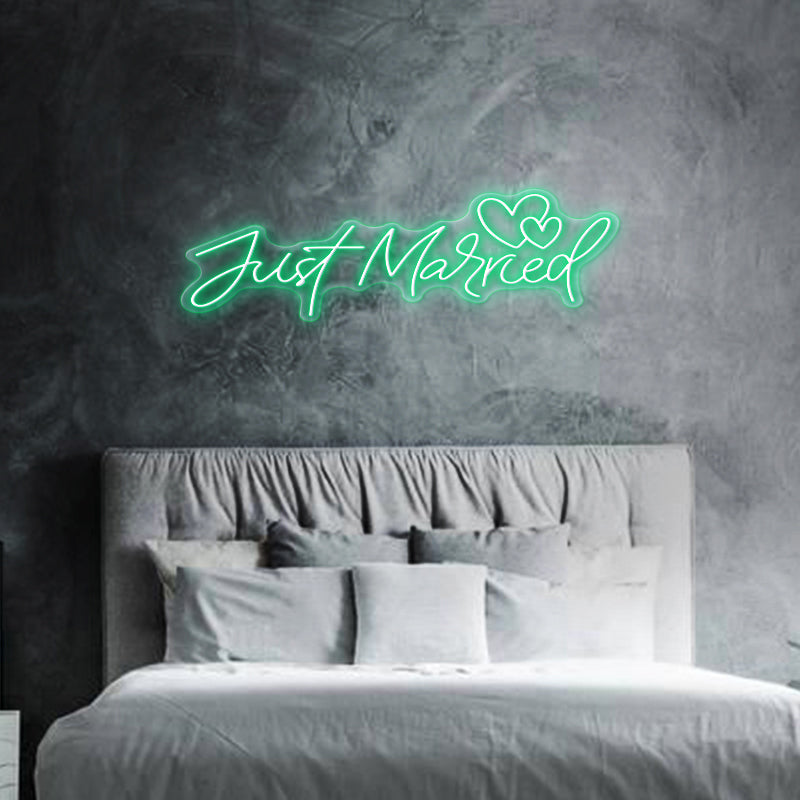 Ich habe gerade Neonschild verheiratet