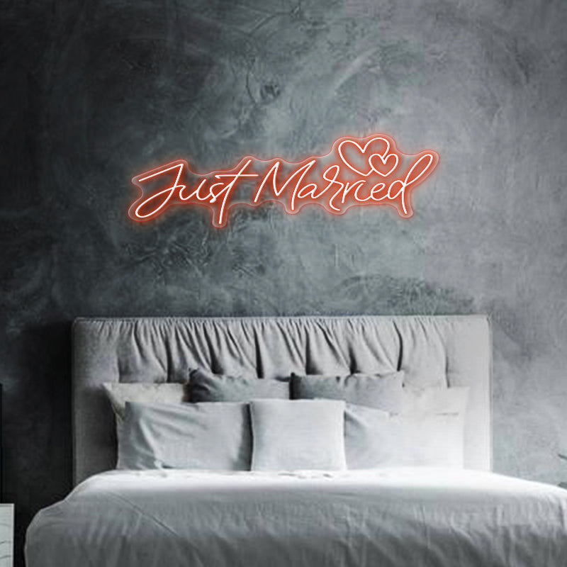 Ich habe gerade Neonschild verheiratet