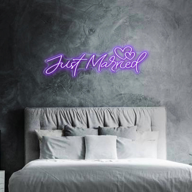 Ich habe gerade Neonschild verheiratet