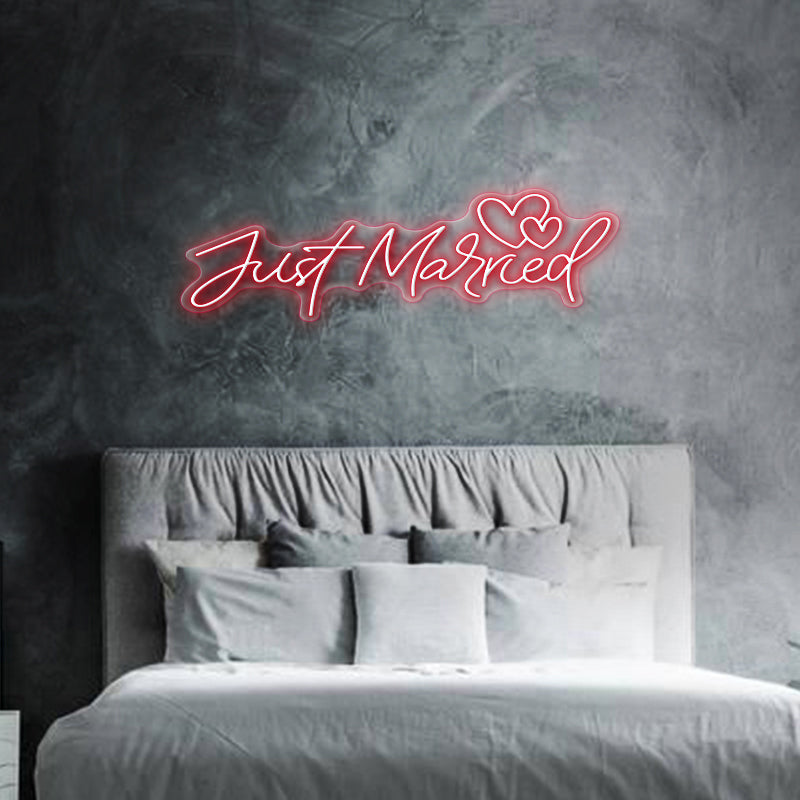 Ich habe gerade Neonschild verheiratet