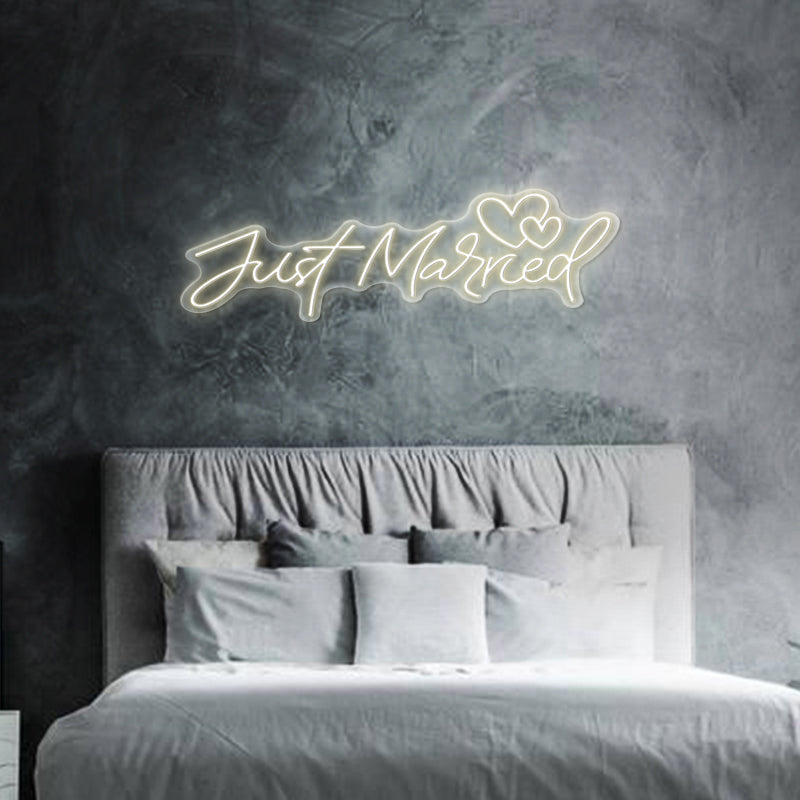 Ich habe gerade Neonschild verheiratet