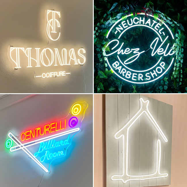 Custom LED Night Light With Your Logo | 16 Color Changing Acrylic Sign By Mirror Magic