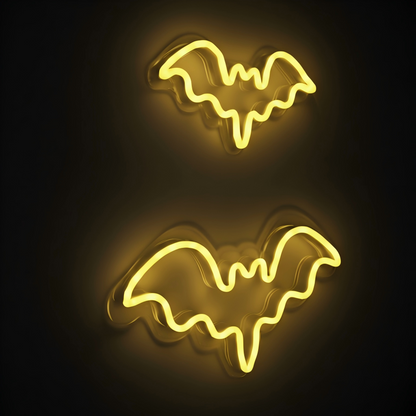 Bat Halloween Neon Sign