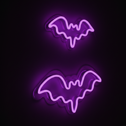Bat Halloween Neon Sign