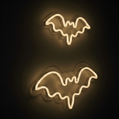 Bat Halloween Neon Sign