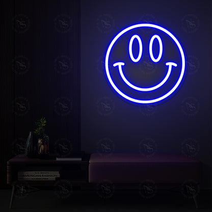 Smiley Face Neon Zeichen