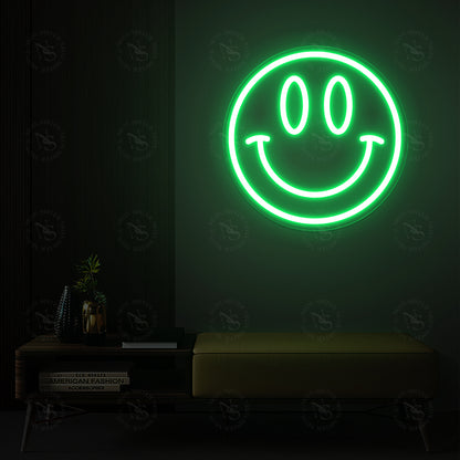 Smiley Face Neon Zeichen