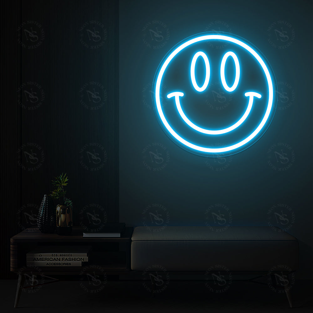 Smiley Face Neon Zeichen