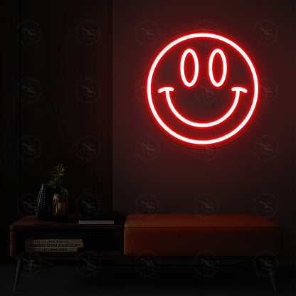 Smiley Face Neon Zeichen