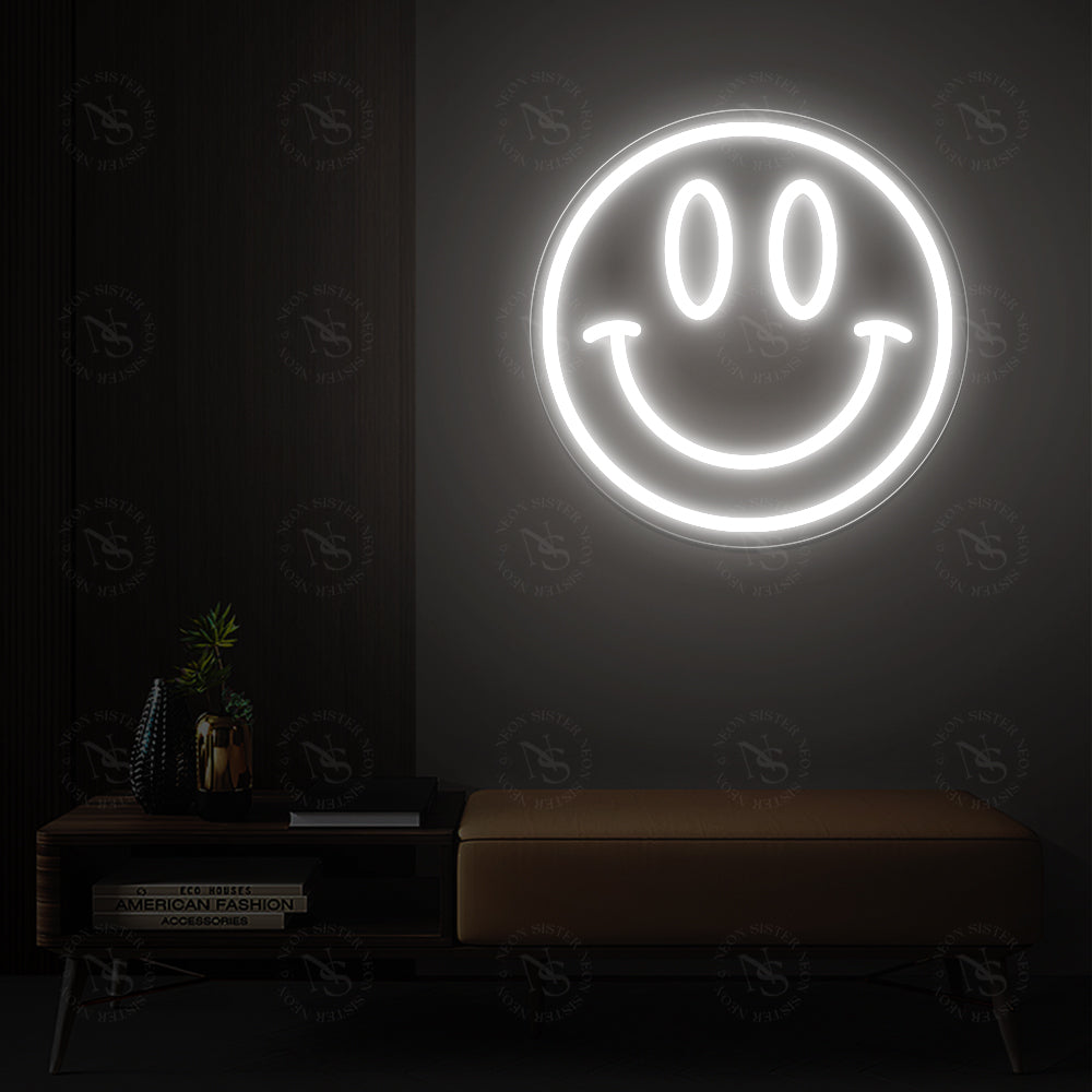 Smiley Face Neon Zeichen