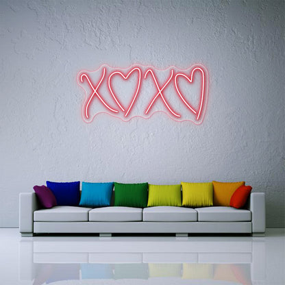 Xoxo neon teken